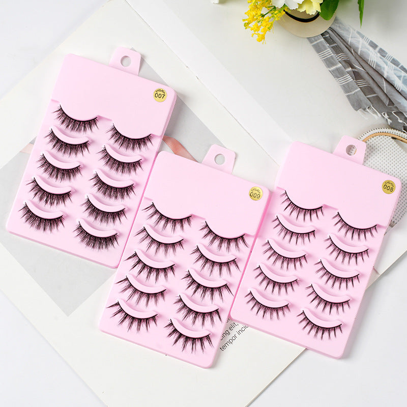5 Pairs Manga Lashes Doll Eye Effect